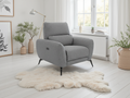 Solar Electric Recliner Grey Armchair