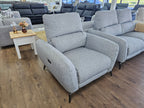Solar Electric Recliner Grey Armchair