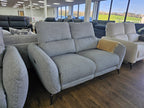 Solar Electric Recliner Grey 2 Seater