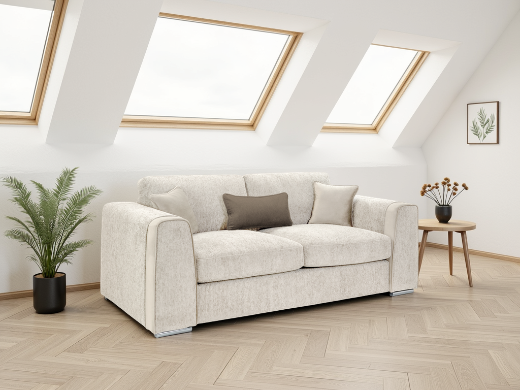 Palma Sofa Beige 3 Seater