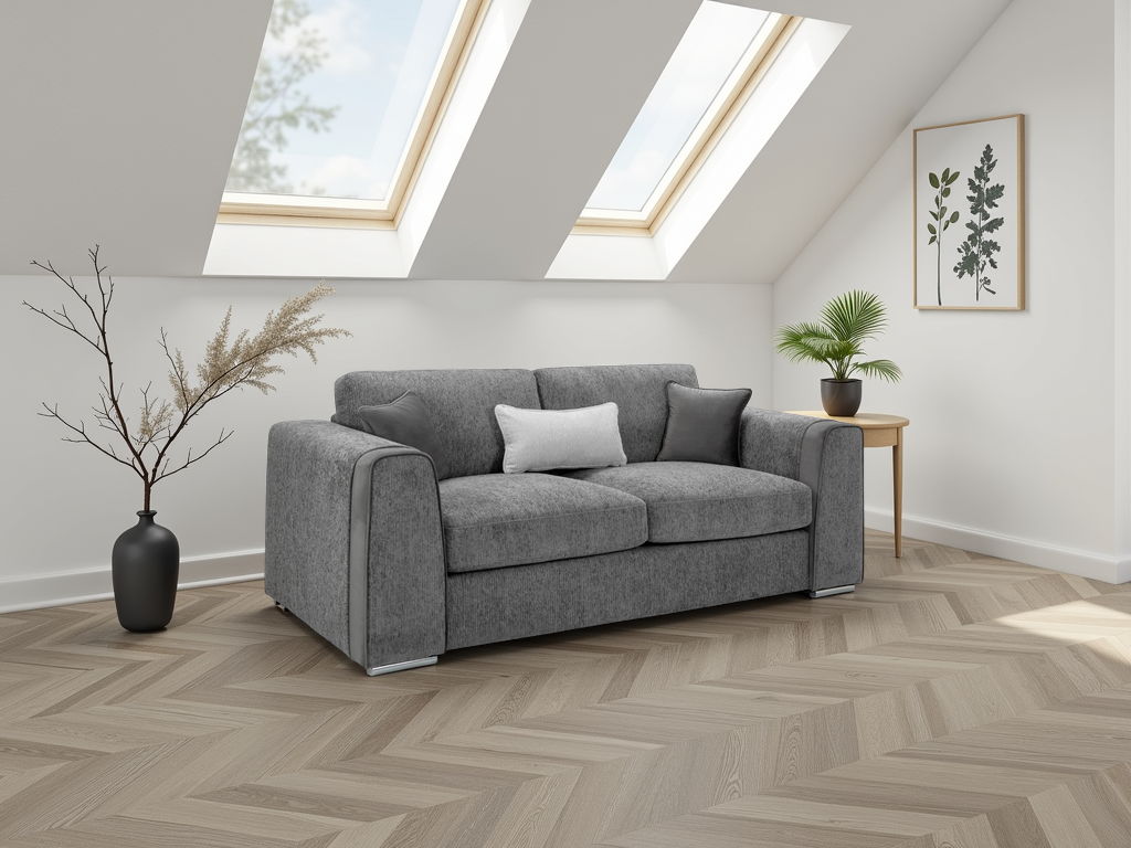 Palma Sofa Grey 3 Seater