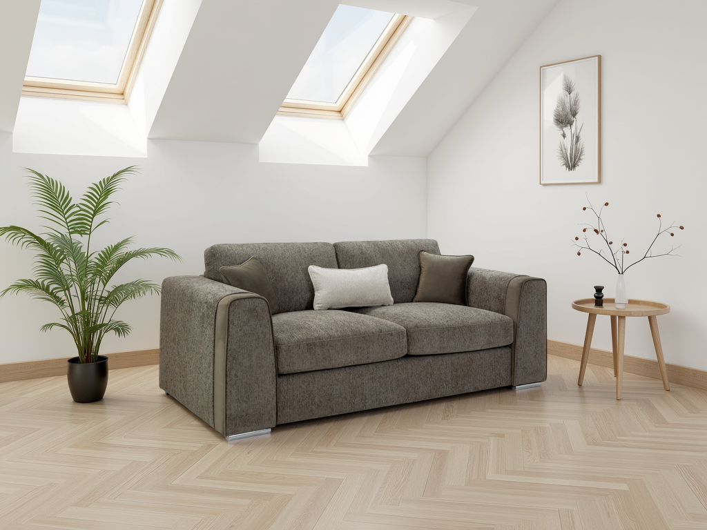 Palma Sofa Mocha 3 Seater
