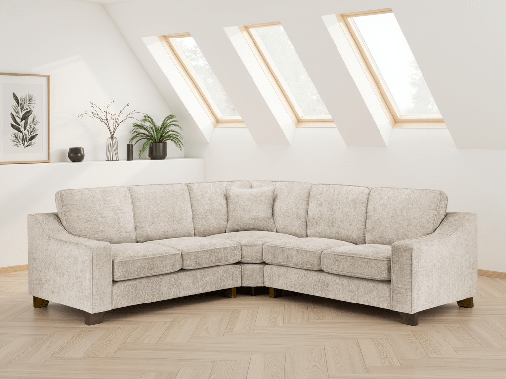 Perch Sofa Stone Large Corner - Sofa Sloth