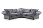 Vista Fullback Sofa Grey Large Corner
