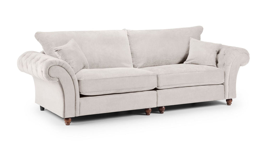 Vista Fullback Sofa Stone 4 Seater