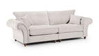 Vista Fullback Sofa Stone 4 Seater