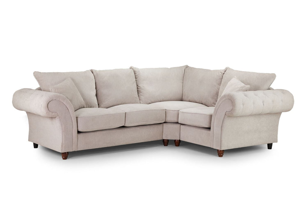 Vista Fullback Sofa Stone Right Hand Facing Corner