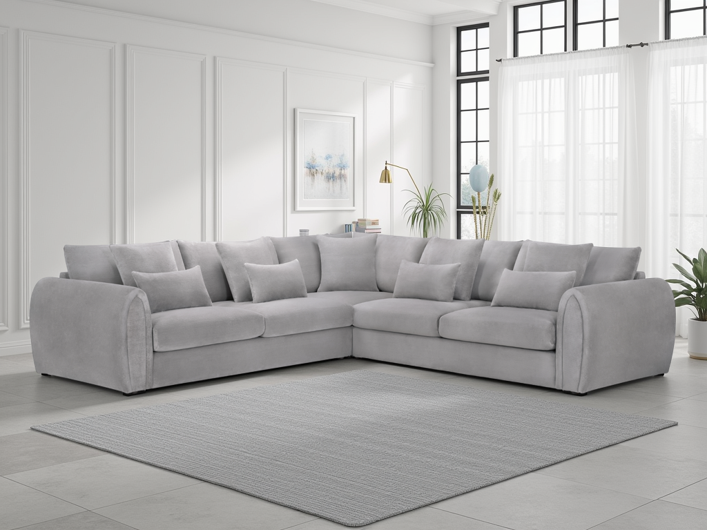 Nest Sofa Grey Large Corner