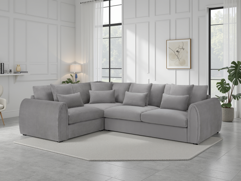 Nest Sofa Grey Left Hand Facing Corner