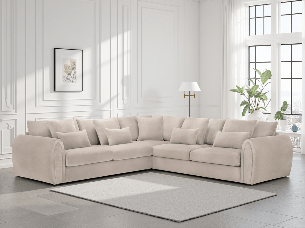 Nest Sofa Mocha Large Corner - Sofa Sloth
