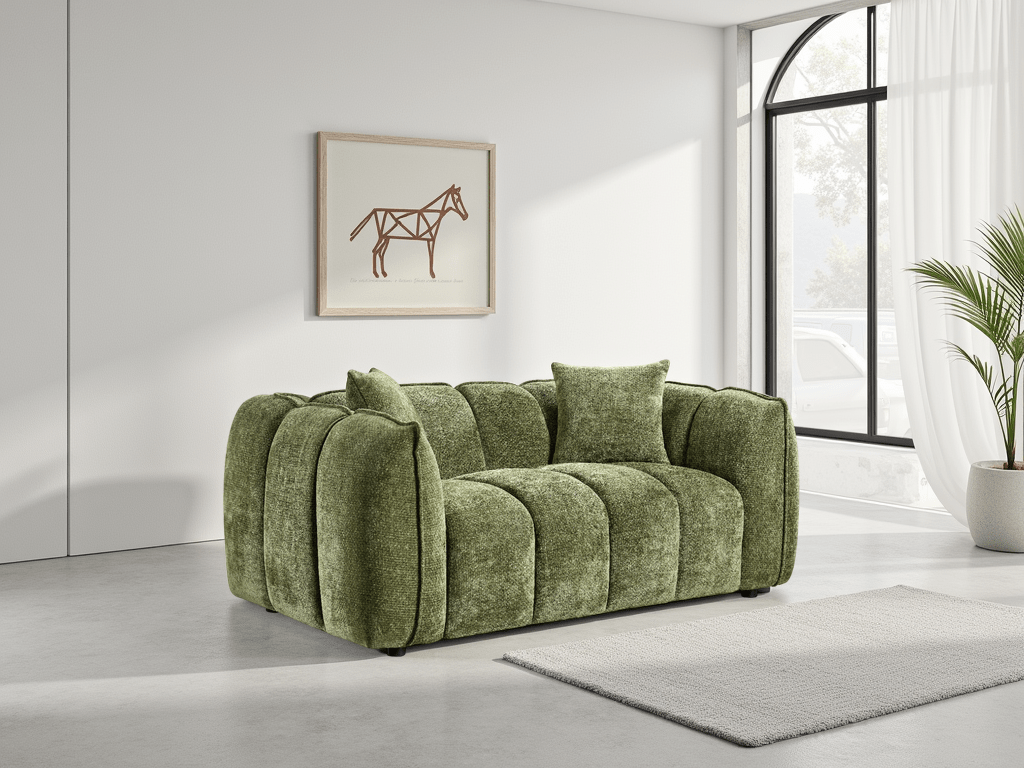 Treetop Sofa Olive 2 Seater - Sofa Sloth