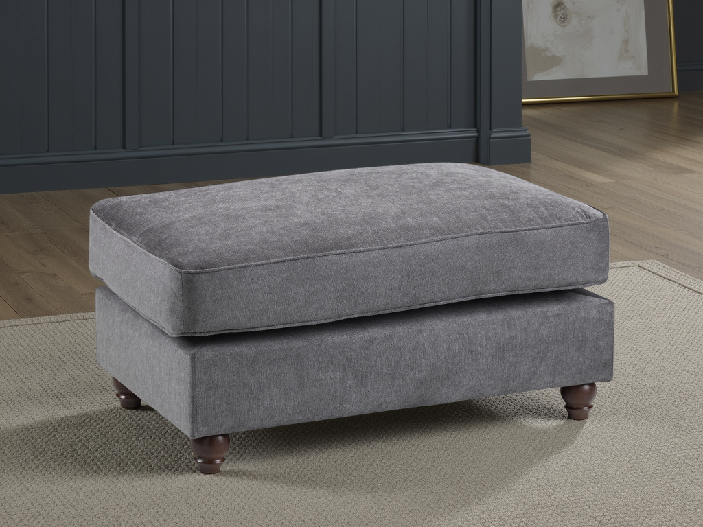 Vista Fullback Sofa Grey Footstool