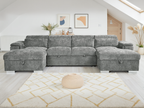 Amazonia Sofabed Grey U Shape Corner