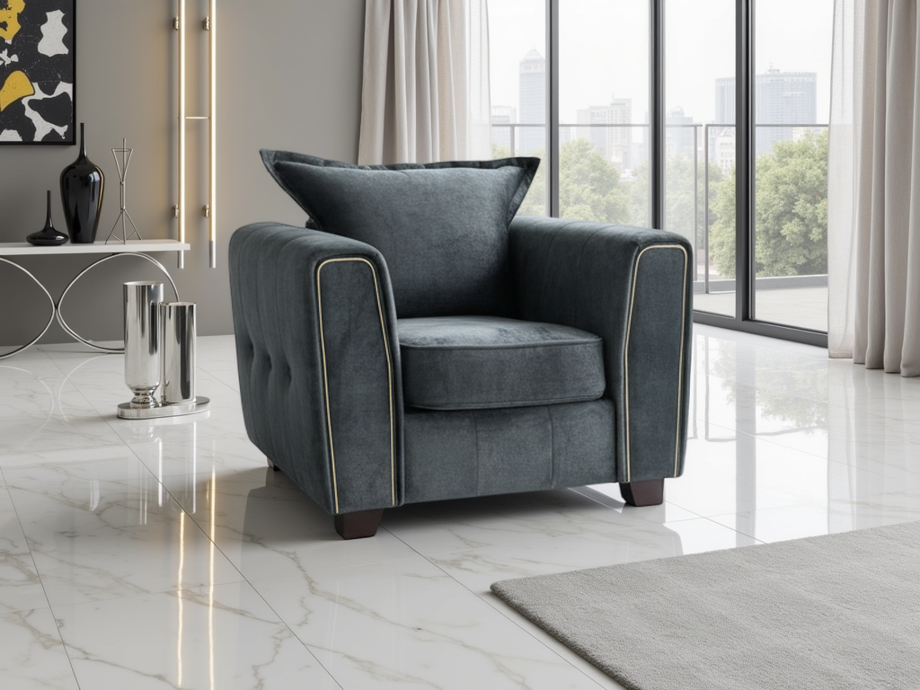 Slowmo Sofa Black Armchair