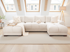 Cloud Sofa Cream U Shape Corner