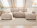 Cloud Sofa Mocha U Shape Corner