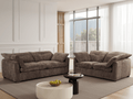 Shell Sofa Brown 3+2 Set - Sofa Sloth