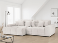 Lunar Sofa Beige Left Hand Facing Corner - Sofa Sloth