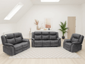 Mellow Electric Recliner Sofa Grey 3+2+1 Set - Sofa Sloth