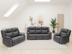 Mellow Electric Recliner Sofa Grey 3+2+1 Set - Sofa Sloth