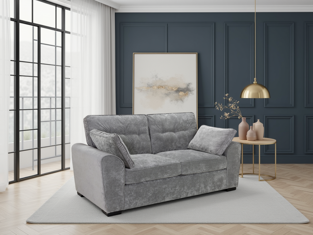 Napper Sofa Grey 3 Seater
