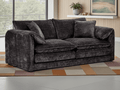 Harmony Sofa Black 3 Seater - Sofa Sloth