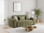 Clarity Sofa Olive 3 Seater - Sofa Sloth
