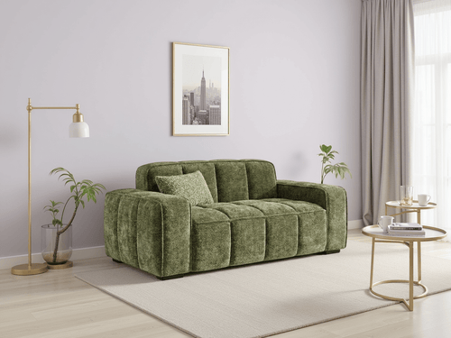 Clarity Sofa Olive 2 Seater - Sofa Sloth