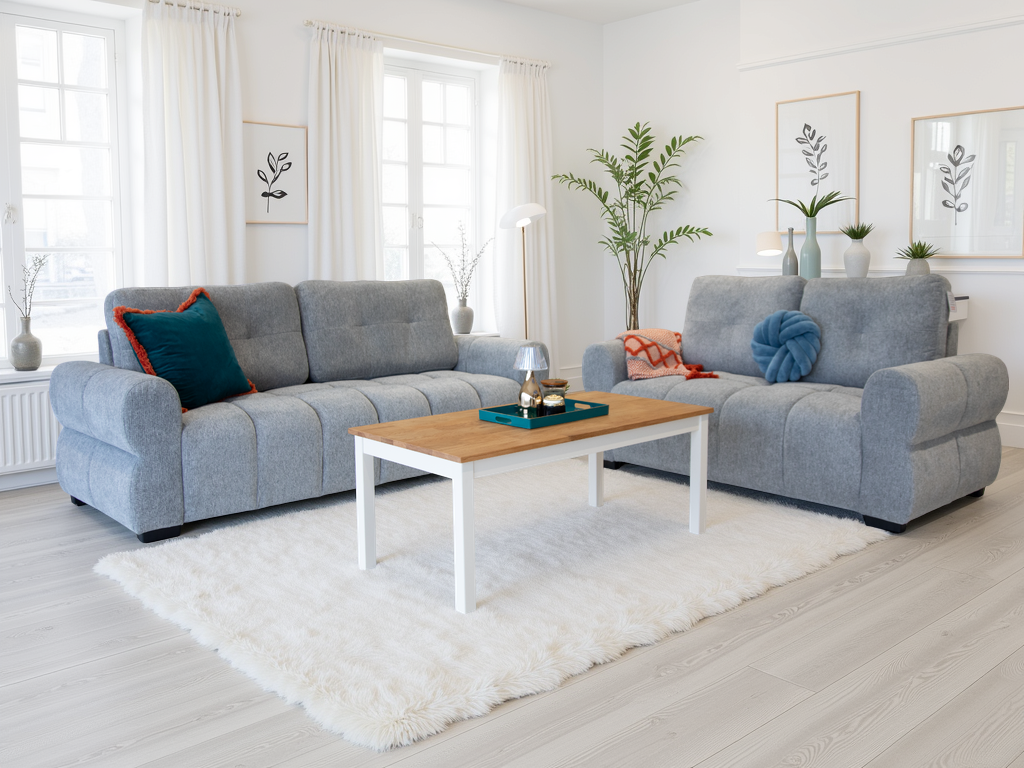 Serin Sofa Grey 3+2 Set