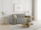 Clarity Sofa Grey 3 Seater - Sofa Sloth