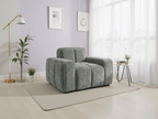 Clarity Sofa Grey Armchair - Sofa Sloth