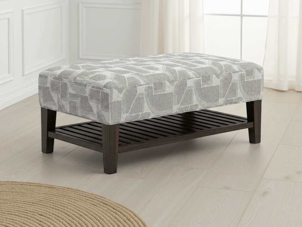 Oslo Sofa Beige Footstool - Sofa Sloth