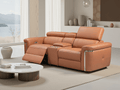Snug Electric Recliner Sofa Tan 2 Seater - Sofa Sloth