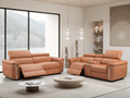 Snug Electric Recliner Sofa Tan 3+2 Set - Sofa Sloth