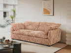 Shell Sofa Rust/Beige 3 Seater