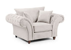 Vista Fullback Sofa Stone Armchair