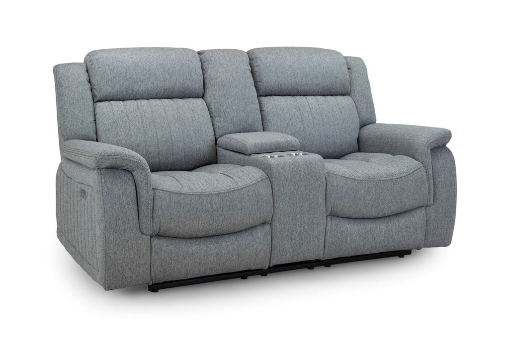 Monte Electric Recliner Sofa Grey 2 Seater