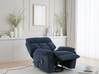 Glide Rise and Recline Massage Chair Blue