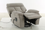 Glide Rise and Recline Massage Chair Grey - Sofa Sloth