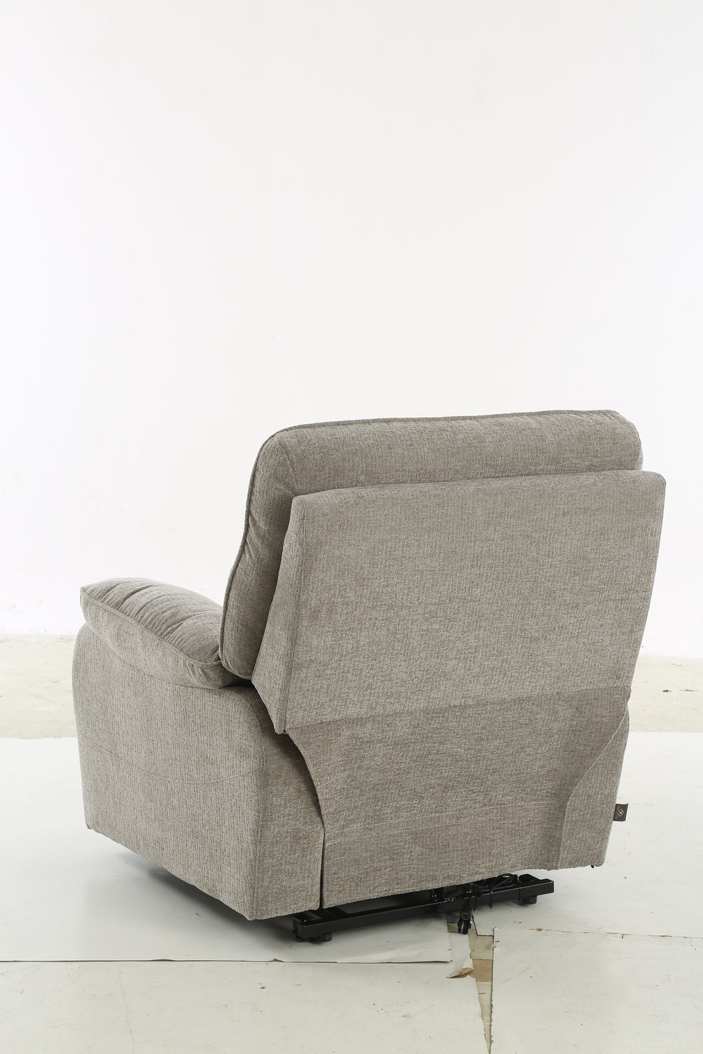 Glide Rise and Recline Massage Chair Grey - Sofa Sloth