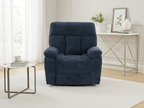 Glide Rise and Recline Massage Chair Blue