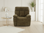 Glide Rise and Recline Massage Chair Brown