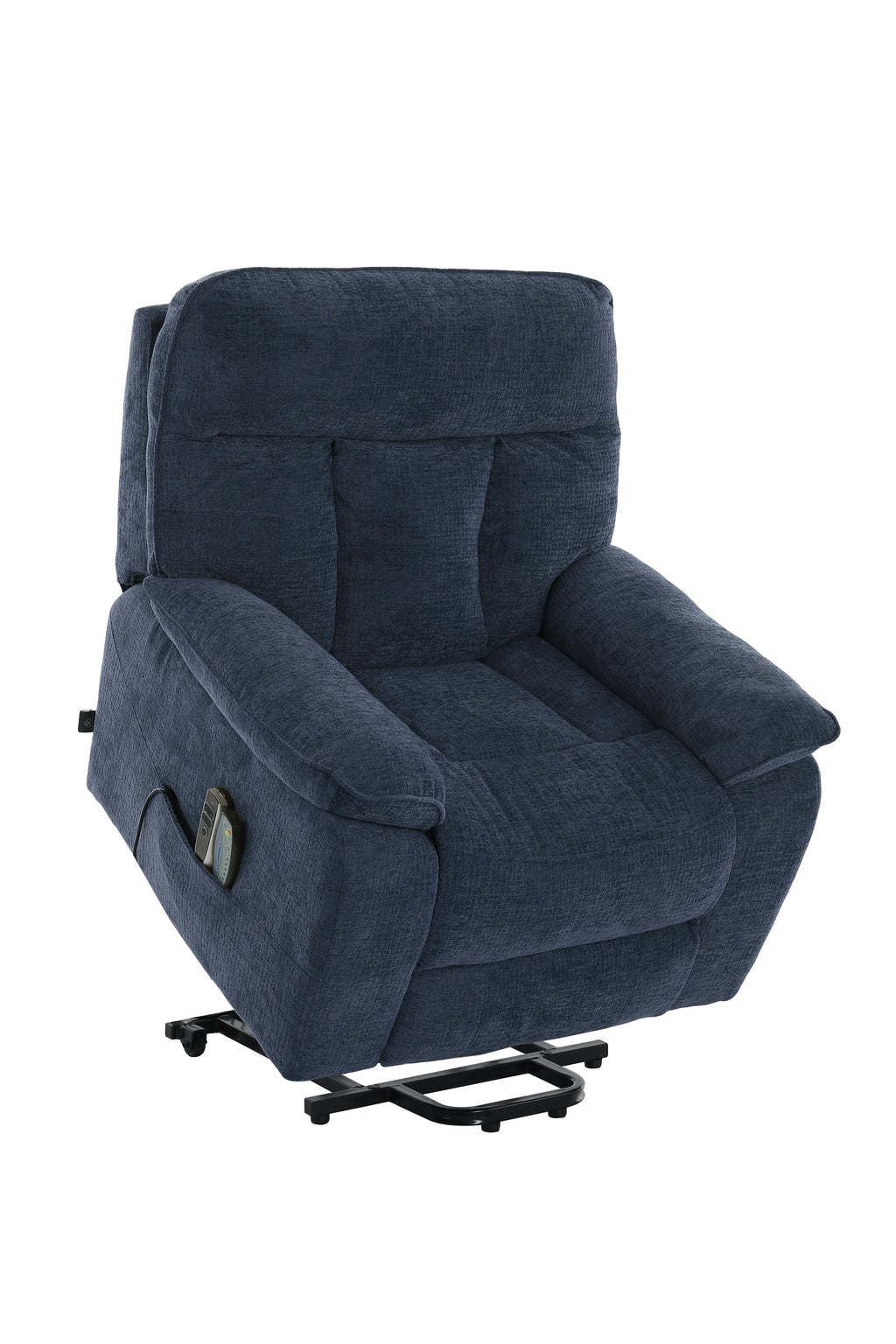 Glide Rise and Recline Massage Chair Blue