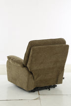 Glide Rise and Recline Massage Chair Brown
