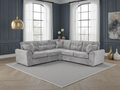 Napper Sofa Grey Large Corner