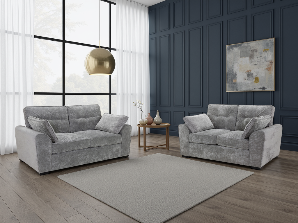 Napper Sofa Grey 3+2 Set