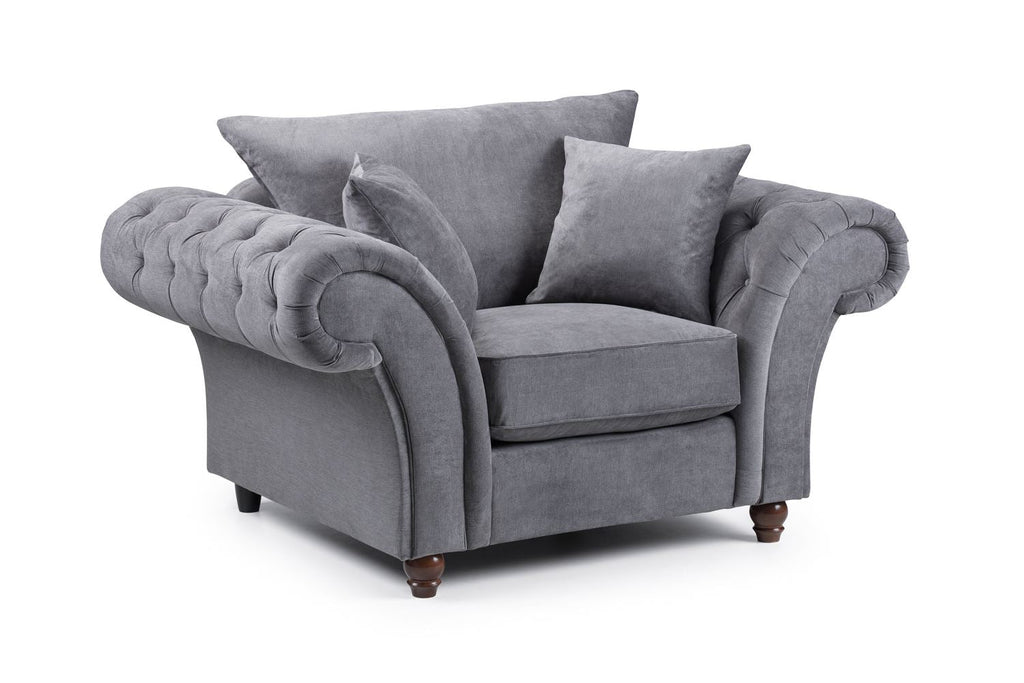 Vista Fullback Sofa Grey Armchair