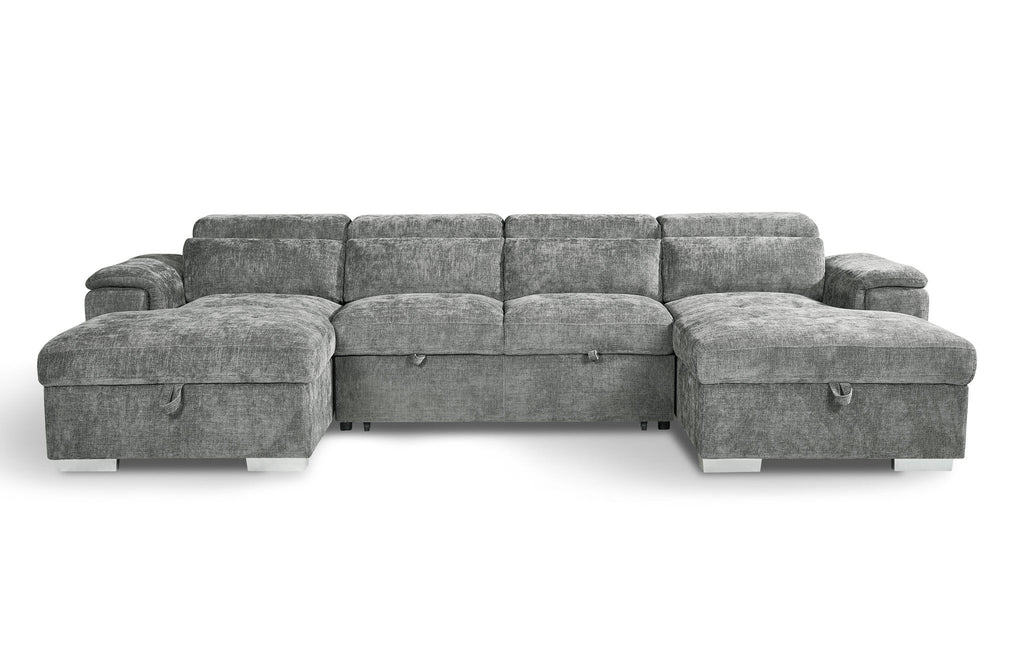 Amazonia Sofabed Grey U Shape Corner