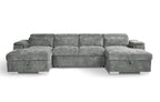 Amazonia Sofabed Grey U Shape Corner