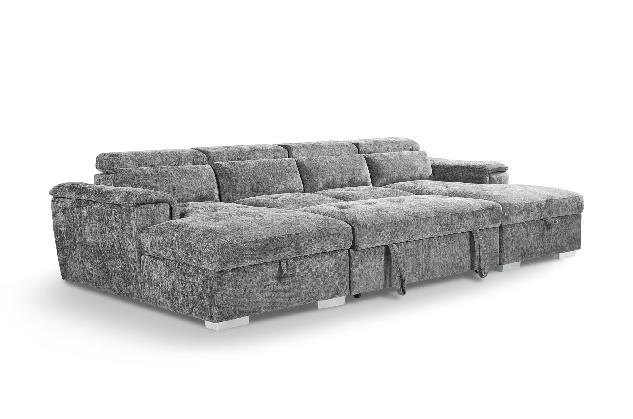 Amazonia Sofabed Grey U Shape Corner